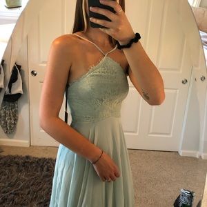 NWT Mint/Sage Everlasting Enchantment Maxi Dress